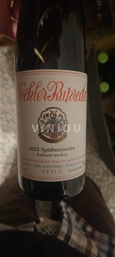 Pfalzul Palatinat Château Weingut Koehler-Ruprecht 2022