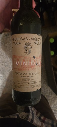 Castilia și León Ribera del Duero Vega Sicilia Valbuena 5º 1992