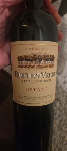 Regiunea de coastă Stellenbosch Rust en Vrede Estate 2014