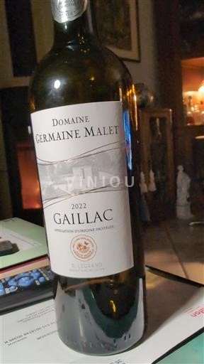 Sud-Vest Gaillac Domaine Germaine Malet 2022
