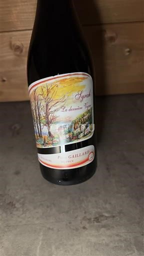 Valle del Ródano No especificado P. Gaillard Syrah La Dernière Vigne 2023