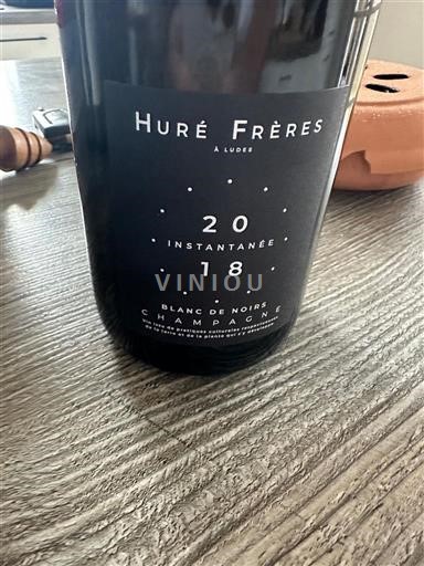 Champaña Champán Huré Frères Instantanée 2018