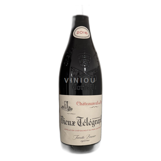 Údolí Rhôny Châteauneuf-du-Pape Vieux Télégraphe La Crau 2016