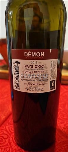 Languedoc și Roussillon Vin de Pays d'Oc Parazols Démon 2016