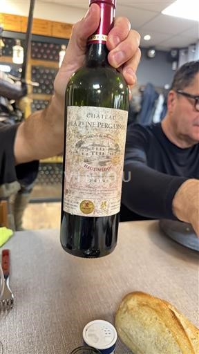 Bordeaux Haut-Médoc Château La Prine Perganson 2014
