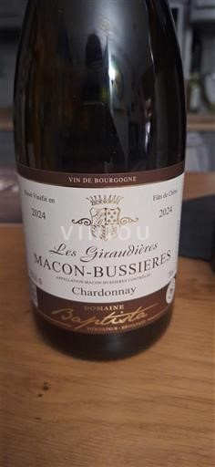 Borgonha Mâcon e mâcon-villages Domaine Saget Les Giraudières 2024