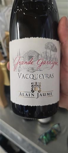 Valea Ronului Vacqueyras Alain Jaume Grande Garrigue Nemilésimat