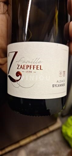 Alsacia Sylvaner Famille Zaeppfel Nemilésimat