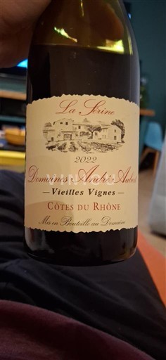 Valea Ronului Côtes-du-Rhône Domaine Domaines André Aubert La Serine Vieilles Vignes 2022