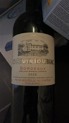 Bordeaux Château Daubiac 2020
