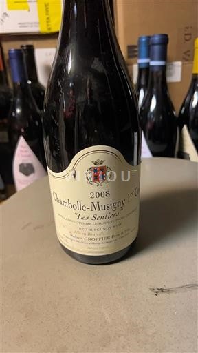 Burgundia Chambolle-Musigny Premier Cru Domaine Georges Groffier Les Sentiers 2008