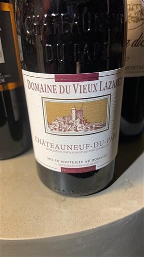 Rhône-dalen Châteauneuf-du-Pape Domaine Vieux Lazaret Ikke årgangsbestemt