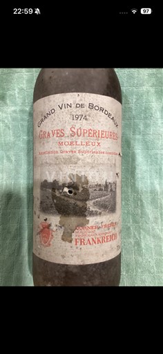 Bordeaux Graves Supérieures Moelleux 1974