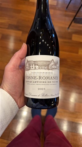 Burgundia Vosne-Romanée Domaine Billards Les Quartiers de Nuit 2023