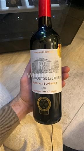 Burdeos Bordeaux superior Château Canton La Brilette 2022