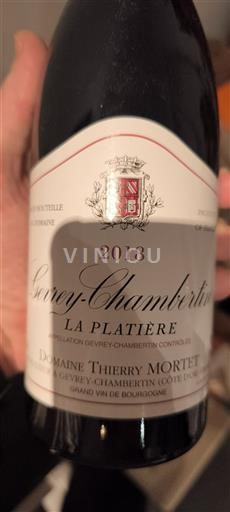 Burgundy Gevrey-Chambertin Domaine Thierry Mortet La Platière 2018