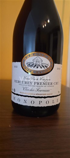 Burgundia Mercurey Premier Cru Domaine Four Bassot Clos des Fourneaux 2022