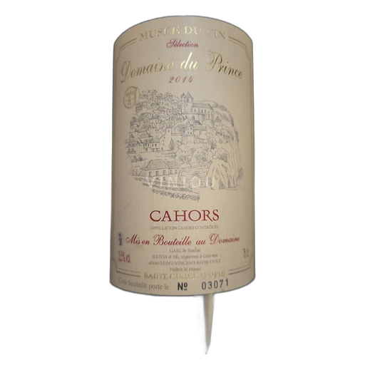 Wijnen Rouge sec Sélection Domaine Prince 2014 Frankrijk Zuidwest-Frankrijk Cahors AOC