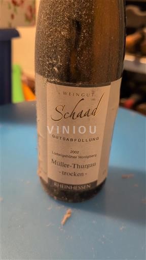 Rheinhessen Weingut Schaad Leistadtsheimer Honigsberg 2002
