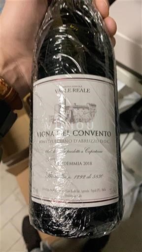 Abruzzo Montepulciano d'Abruzzo Valle Reale Vignadel Convento 2018