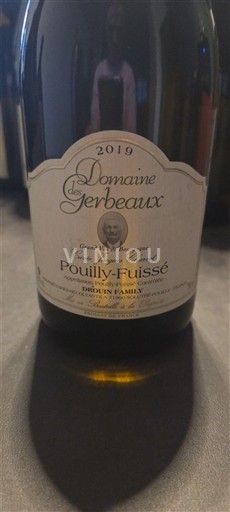 Bourgondië Pouilly-fuissé Domaine Gerbeaux Jacques Charvet 2019