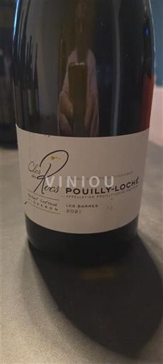 Burgundia Pouilly-loché Clos des Rocs Les Barres 2021