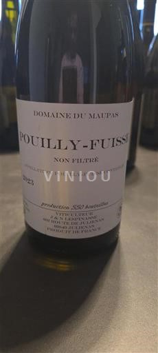 Bourgondië Pouilly-fuissé Maupa Non Filtré 2023
