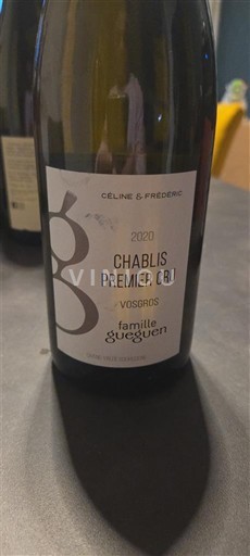 Burgundia Chablis Premier Cru Famille Gueguen Vosgros 2020