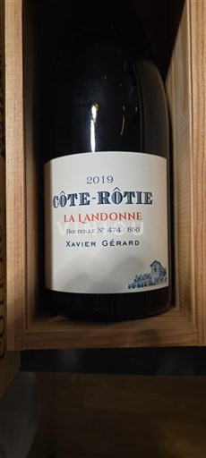 Rhône Valley Côte-Rôtie Xavier Gérard La Landonne 2019