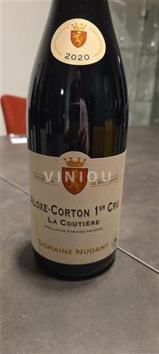 Burgundia Aloxe-Corton Premier Cru Domaine Nudant La Coutière 2020