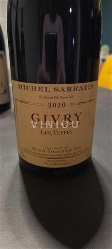 Burgundia Givry Michel Sarrazin et Fils Les Teppes 2020