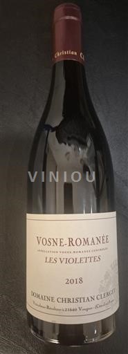 Burgundia Vosne-Romanée Domaine Christian Clerget Les Violettes 2018