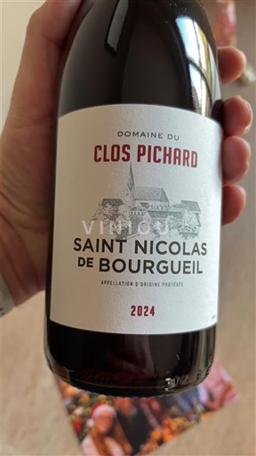 Valea Loarei Saint-Nicolas-De-Bourgueil Domaine Clos Pichard 2024