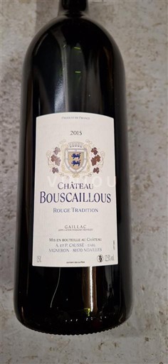 Sud-Vest Gaillac Château Bouscaillous Rouge Tradition 2015