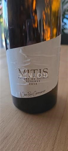 Valais Amigne de Vétroz Jean René Germanier Mitis 2014