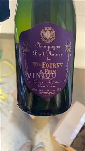 Champagne Șampanie Premier Cru Vve Fourny & Fils Brut Nature Vertus Blanc de Blancs Nemilésimat