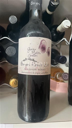 Toscana Nespecificat Giorgio Meletti Cavallari Borgeri Rosso 2018