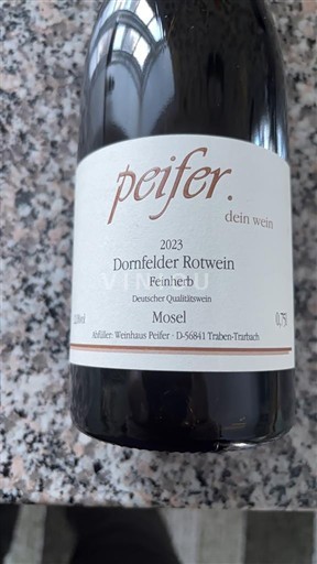 Mosela Weinhaus Peifer Dornfelder Rotwein Feinherb 2023