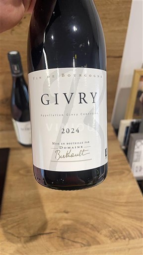 Burgundia Givry Domaine Berthaut 2024