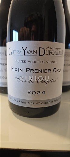 Burgundia Fixin Premier Cru Domaine Guy & Yvan Dufouleur Vieilles Vignes Clos du Chapitre 2024