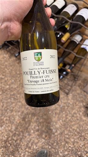 Bourgondië Pouilly-fuissé Premier Cru François d'Allaines Élevage 18 Mois 2022
