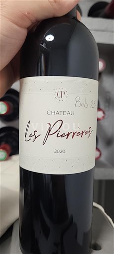 Bordeaux Côtes-de-Bordeaux Château Les Pierrières 2020