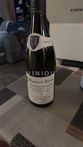 Borgonha Meursault Premier Cru Hospices de Beaune Meursault-Genevrières 1er Cru Philippe Le Bon 2017