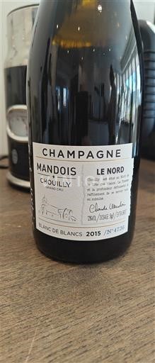 Champagne Nespecificat Grand Cru Mandois Le Nord 2015