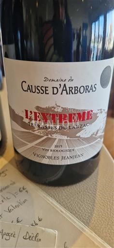 Languedoc Terasele-Larzac Domaine Causse d'Arboras L'Extrême 2019
