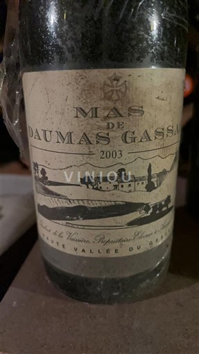 Languedoc și Roussillon Hérault Mas de Daumas Gassac 2003