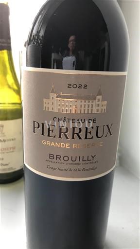 Beaujolais Brouilly Château Pierreux Grande Réserve 2022