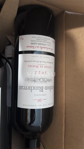 Bordeaux Côtes-de-Bourg Château Biantecheteau 2022