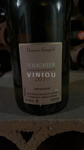 Alpi și Țara Rodanezilor Dealurile Rodiene. Domaine Gangloff Viognier 2016