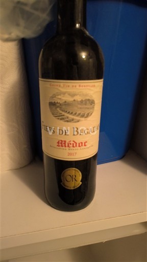 Burdeos Médoc Giefs de Bégadan 2017